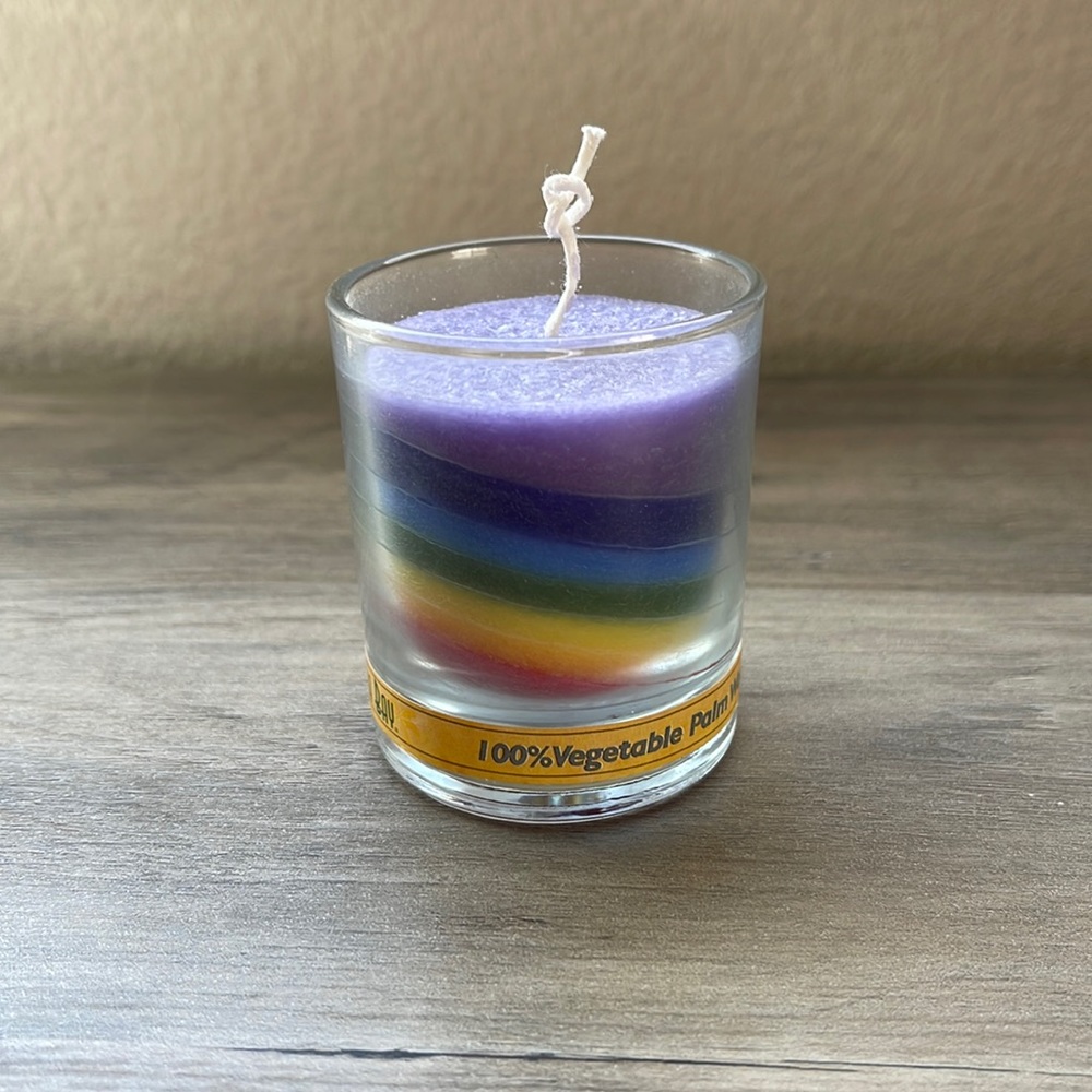 Aloha Bay Rainbow Palm Wax Candle
